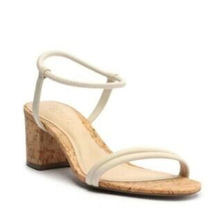 SCHUTZ Gimenez Mid Deluxe Nappa Sandal Size 7.5